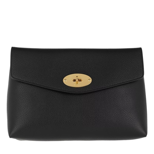 Mulberry Darley Small Cosmetic Pouch Leather Black Trousse de maquillage