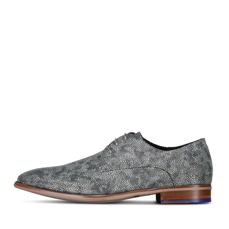 Van Bommel Chaussures à lacets Schnürschuhe aus Leder 47702214050138 Grau