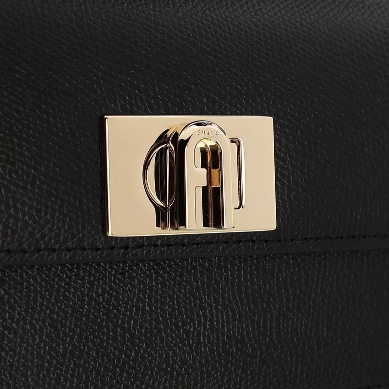 Furla Pochette Furla 1927 Mini Crossbody Nero(Image 4)