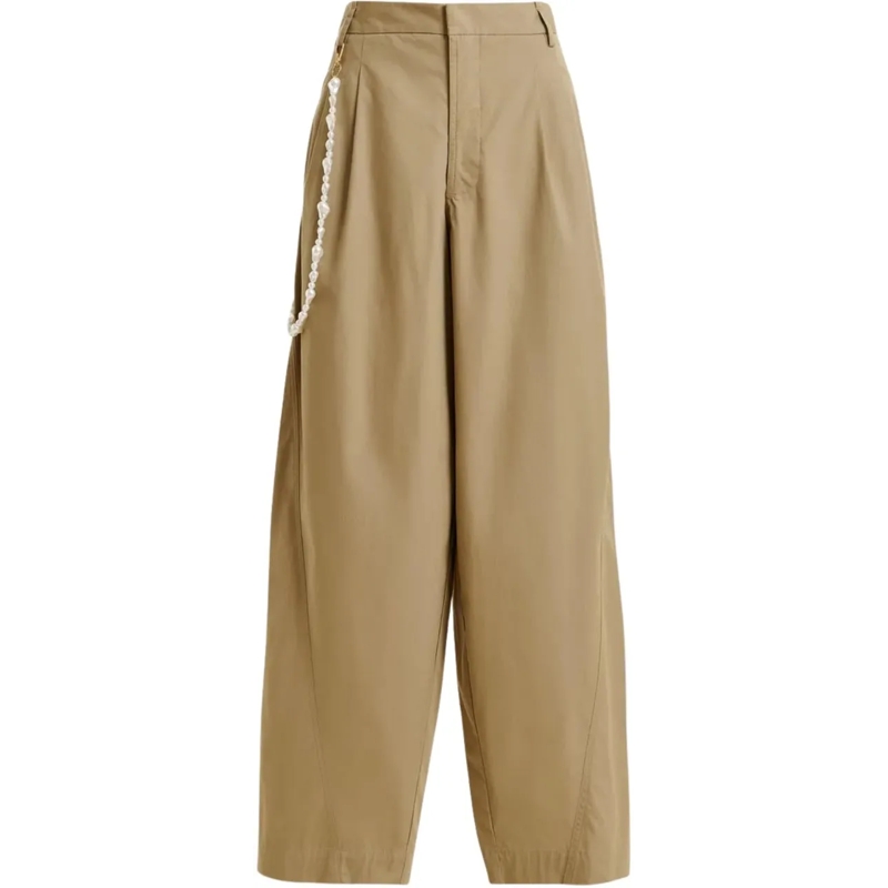 Essentiel Antwerp Hose Essentiel Antwerp Barrel Leg Pants Pantalons Beige beige