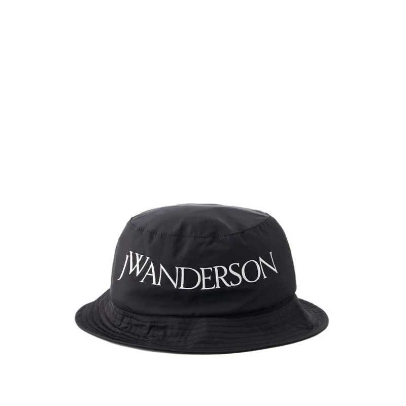 J.W.Anderson Chapeau Logo Bucket Hat - Nylon - Black Black