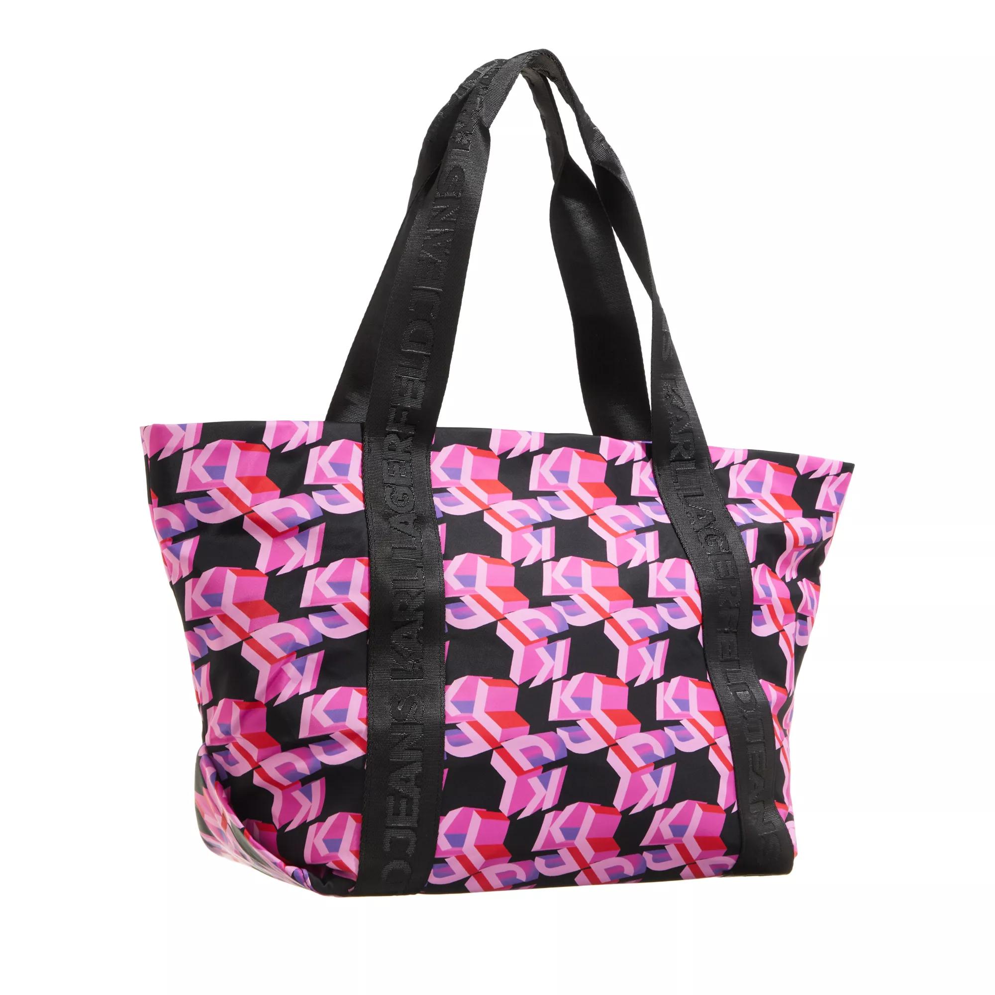 Karl Lagerfeld Jeans Shoppers Urban Nylon Tote in roze