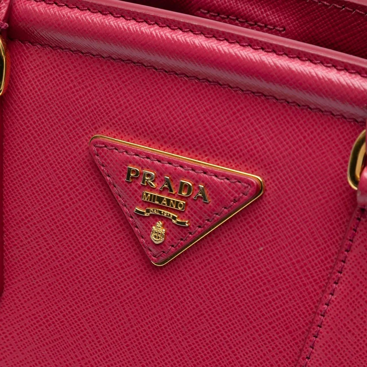 Thumbnail - Prada Hobo Bags - Saffiano Lux Parabole Satchel - Gr. unisize - in Rot - für Damen