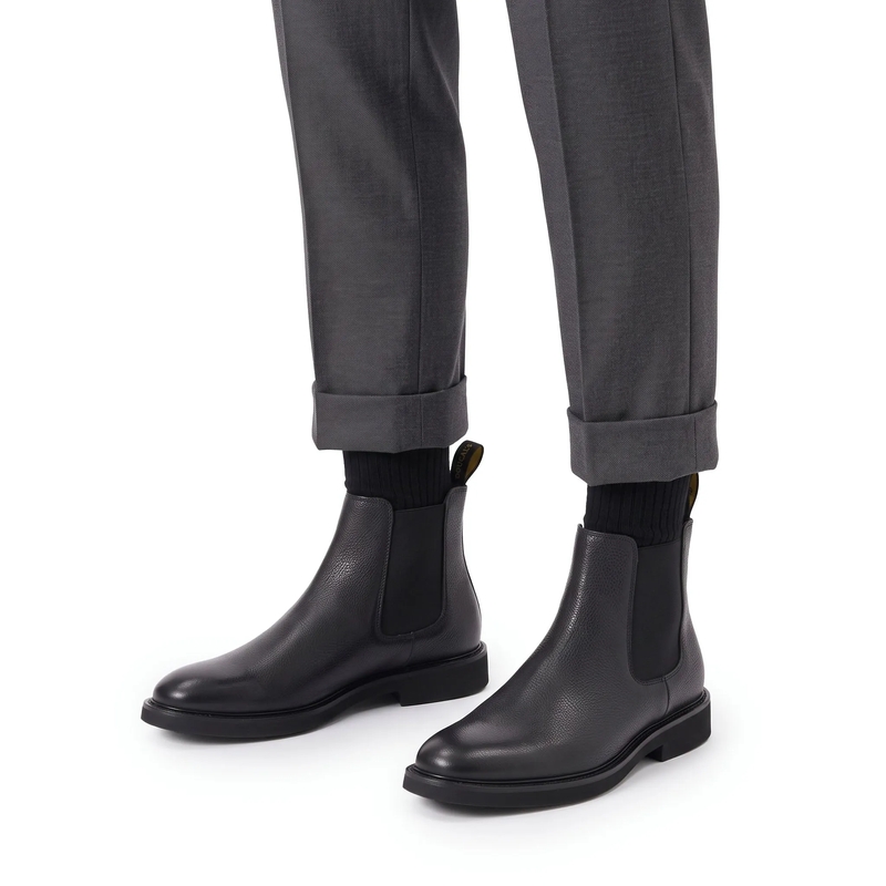 Doucal's Stiefeletten Boots aus Kalbsleder schwarz(Image 2)