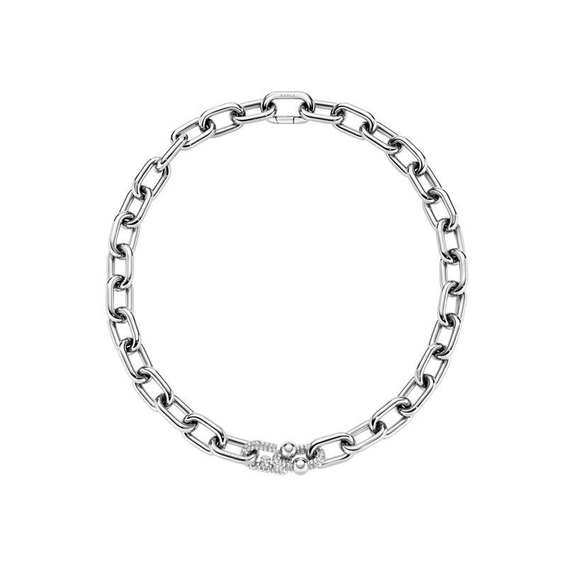 Furla Mittellange Halskette Halskette Furla Mianuvola silber