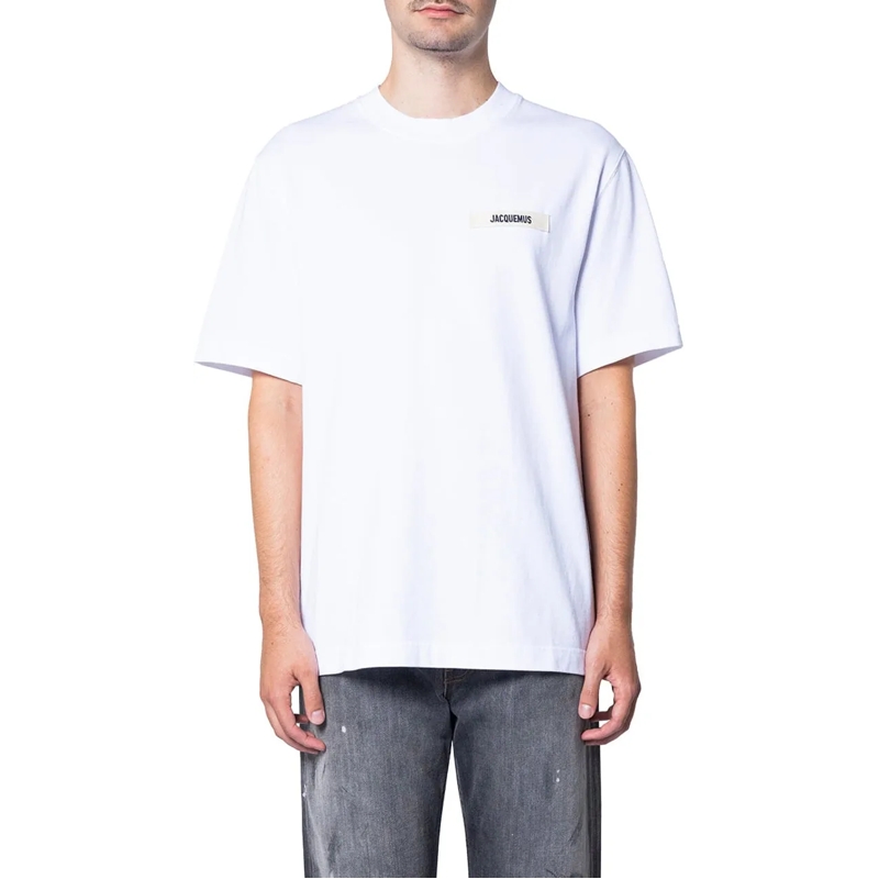 Jacquemus T-Shirt LE TSHIRT GROS GRAIN WHITE weiß