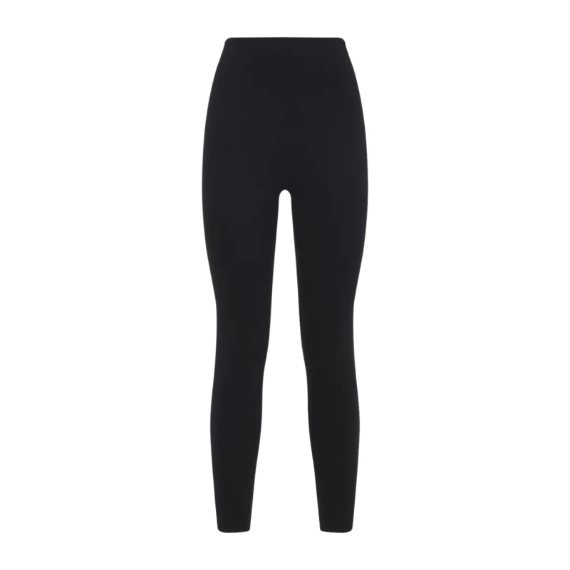 Wolford Leggings Black Leggings With High Waistband And Side Cut-Ou Black
