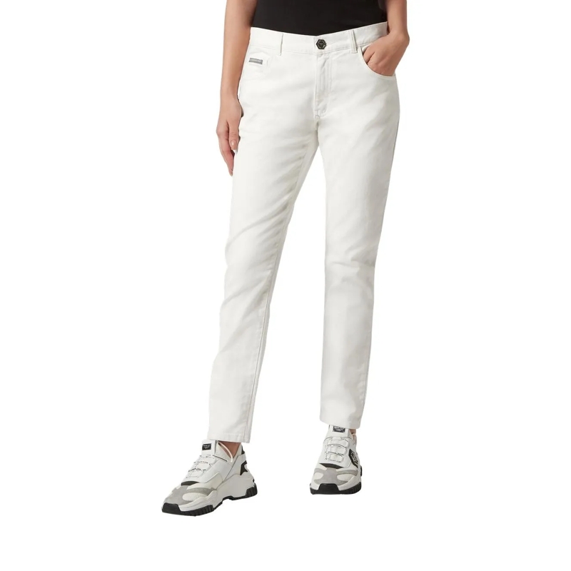 Philipp Plein Jeans Jeans Boyfriend Fit weiss(Image 2)