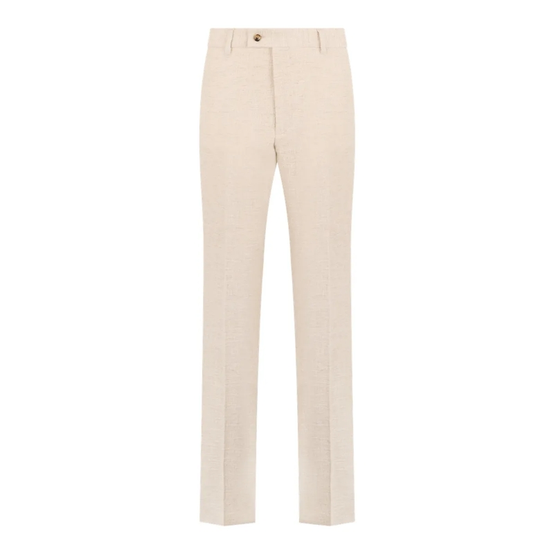 Philipp Plein Hose Linen Trousers weiss