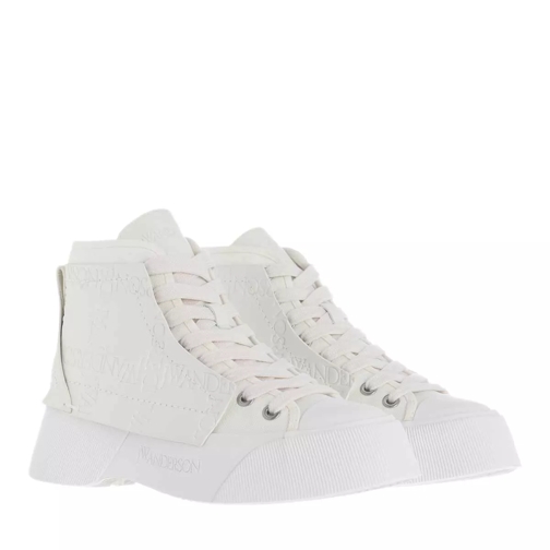 J.W.Anderson Sneakers Coated 101 White + Canvas 101 White Plateau Sneaker