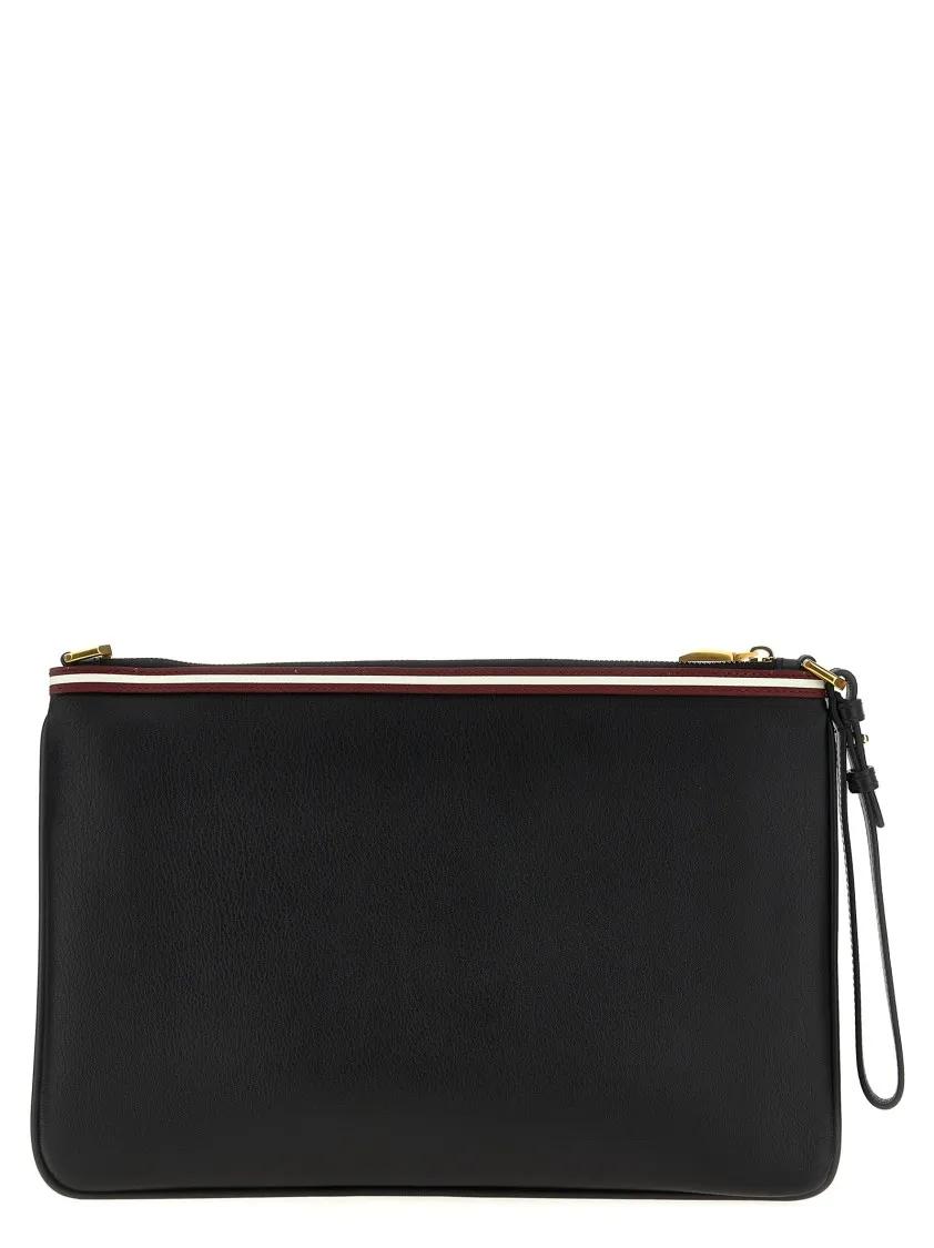 Bally Clutches 'Code Wristlet' Clutch in zwart