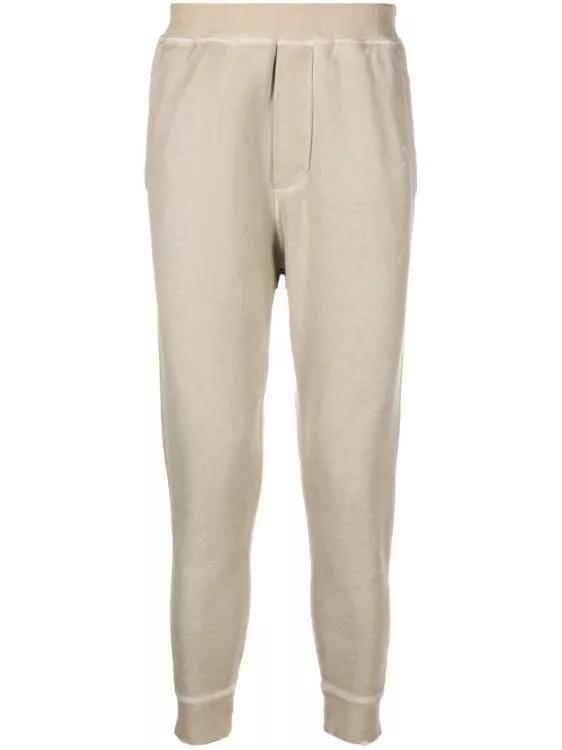 Dsquared2 - Logo-Pritn Faded-Effect Track Pants - Größe L -