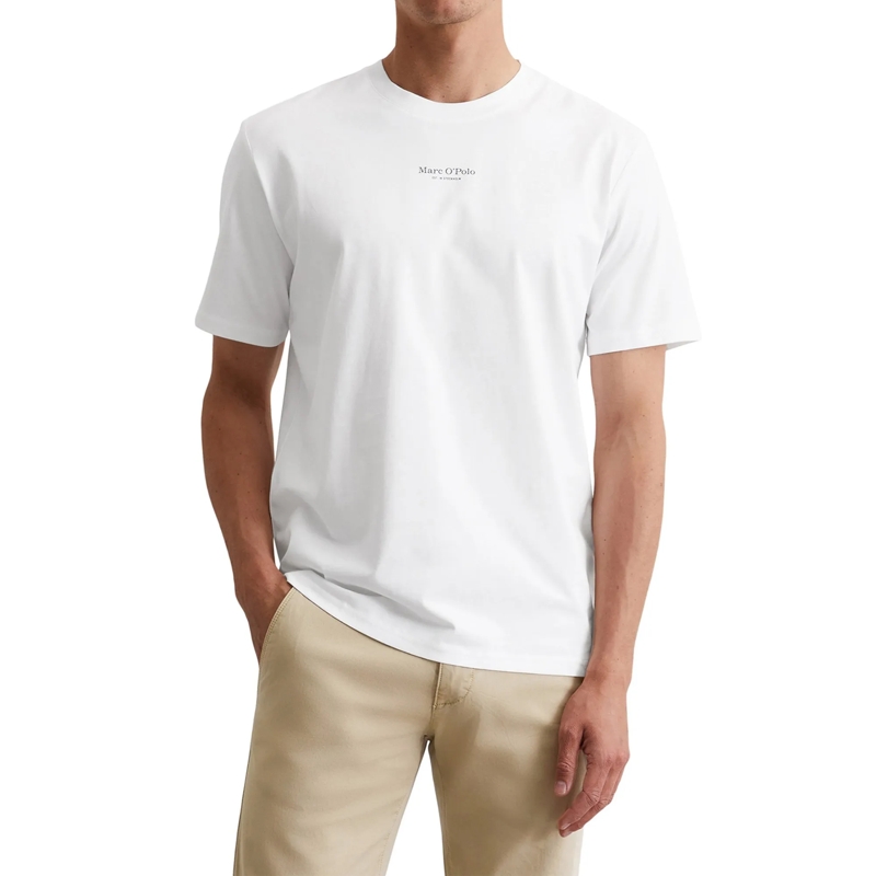 Marc O´Polo Hemd Medium-Logo 1er Pack weiss(Image 2)