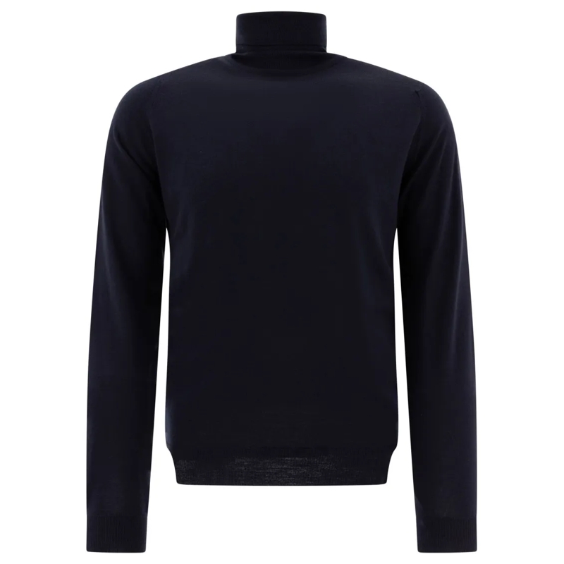 John Smedley Trui "Cherwell" Turtleneck Sweater Black