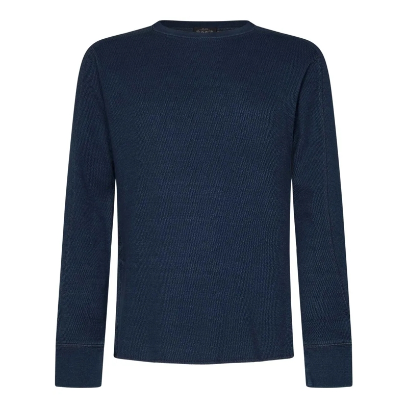 Polo Ralph Lauren Pullover Textured Knit Blue Sweater Blue