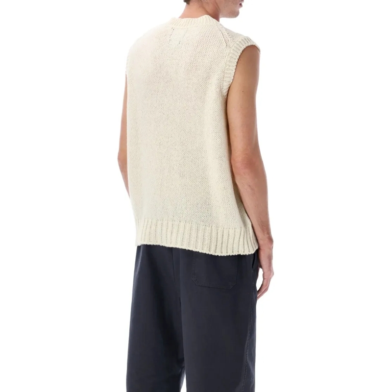 Howlin Pull ’ Cosmic Spiele Wool V-Neck Slipover Neutrals