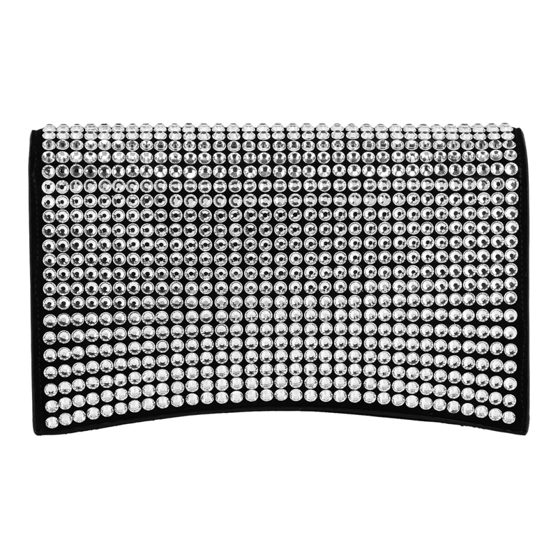 Philipp Plein Crossbody Bag Henkel Tasche Mit Schmucksteinen silber(Image 2)