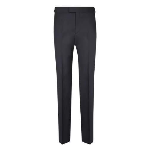 Paul Smith Wool-Blend Trousers Black Pantaloni della tuta