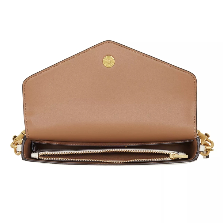 Coach Wyn Leather Cross Body Bag, Chalk at John Lewis & Partners