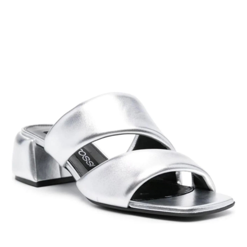 sergio rossi Claquette Sandals Silver silber