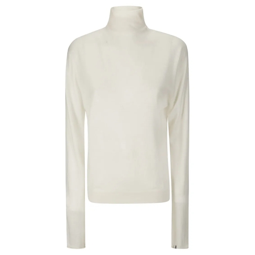 Extreme Cashmere Pull à col roulé White Turtleneck Sweater Neutrals