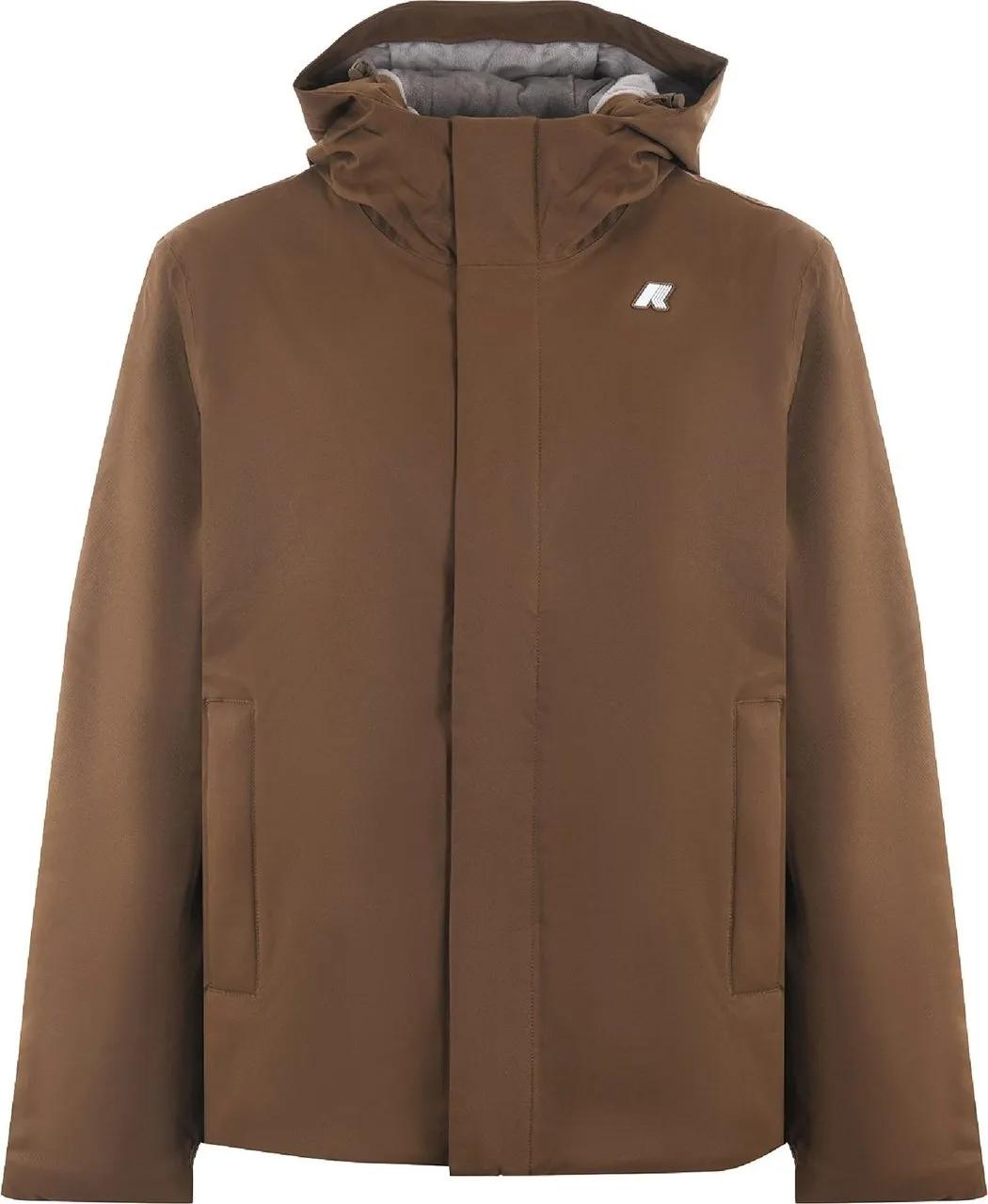 Thumbnail - K-Way - Twill Marmotta Jacket - Größe XXL - braun