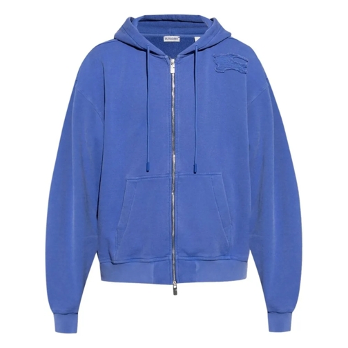 Burberry Knight Blue Hoodie Sweatshirt Blue Hoodie