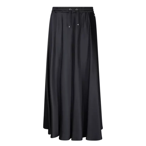 Herno Black Midi Skirt Black 