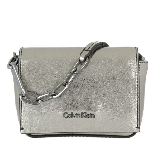 Calvin Klein Gifting Micro Crossbody Metal Gun Metal Crossbody Bag