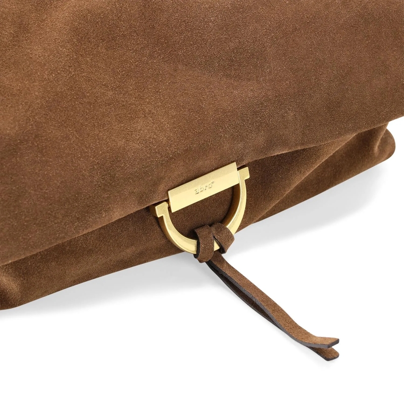 Abro Crossbody Bag Schultertasche Temi aus Veloursleder braun(Image 3)