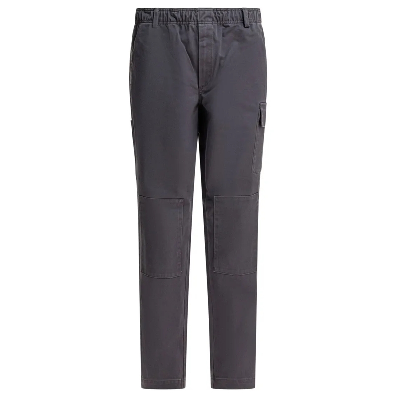 GR10K Pantalon de costume Mid-Rise Cargo Pants With Reinforced Knees And Ver Grey