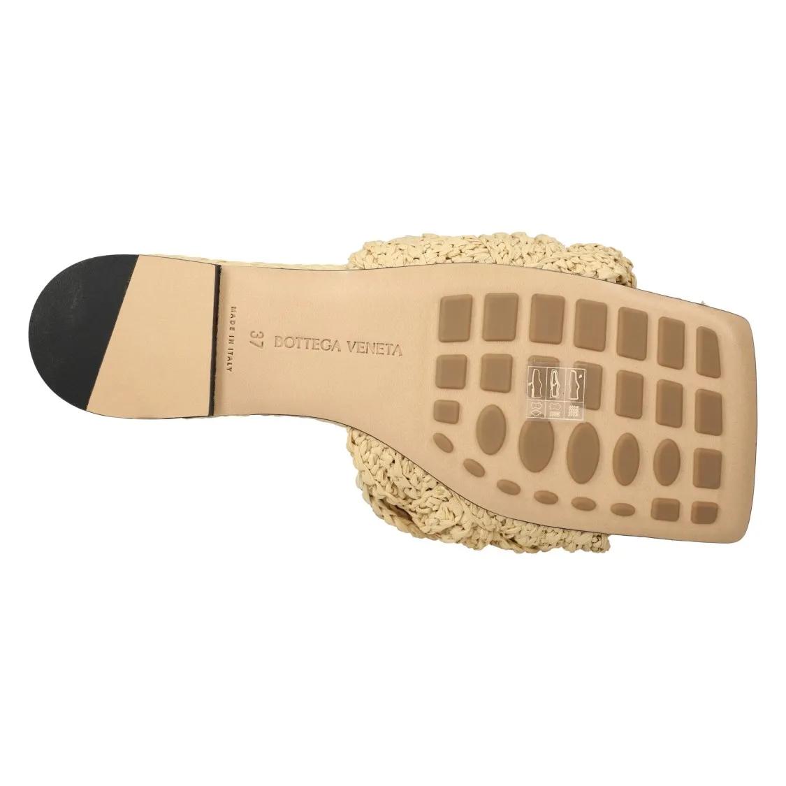 Thumbnail - Bottega Veneta Sandalen - Lido Flat Sandal - Gr. 37 (EU) - in Beige - für Damen