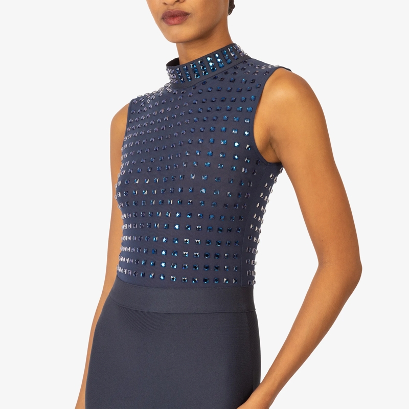 Kraimod Abendkleid Bandagekleid dunkel-blau(Image 13)