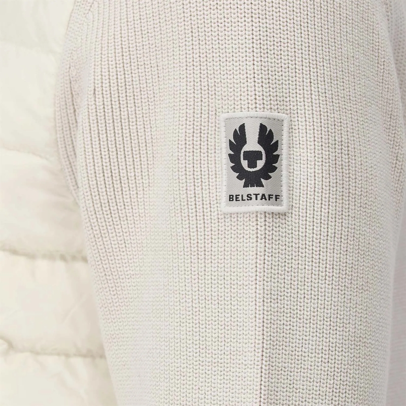 Belstaff Veste de transition Jacke mit Logo weiß(Image 6)