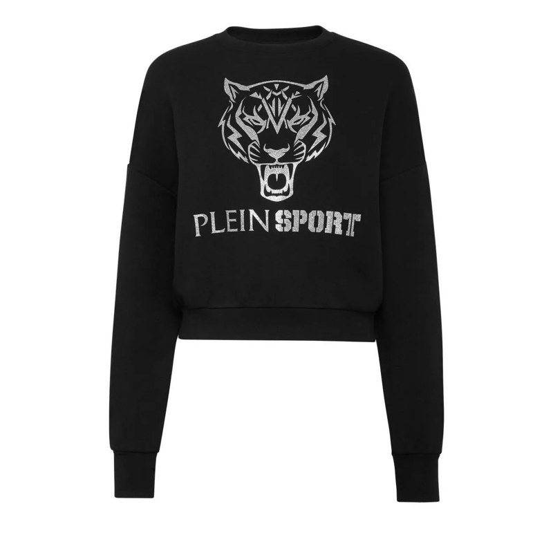 Plein Sport Sweatshirt Sweatshirt Tiger schwarz