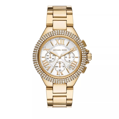 Michael Kors Camille Chronograph Stainless Steel Watch Gold-Tone Chronograph
