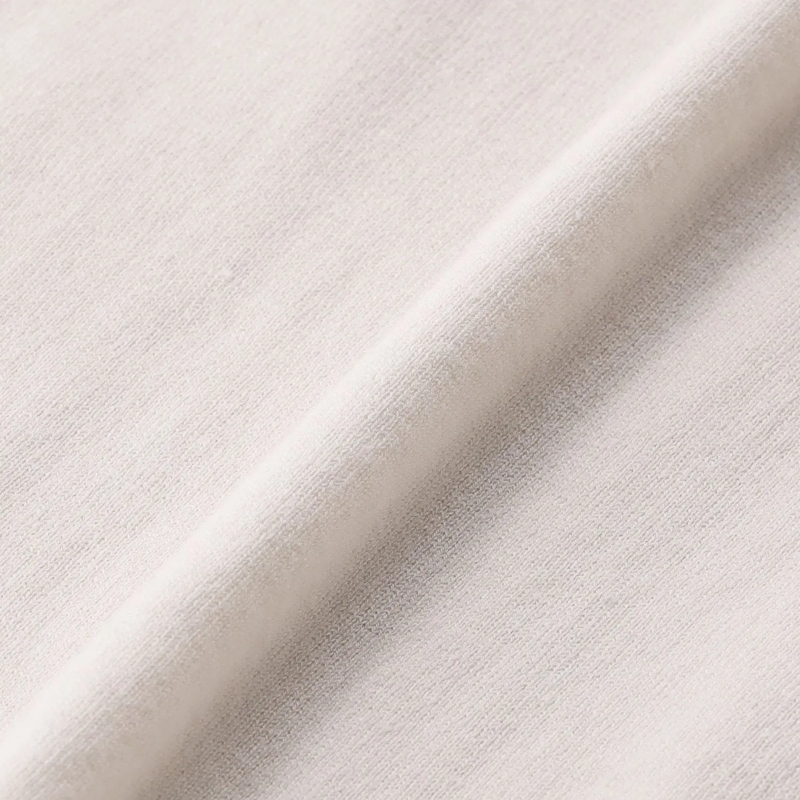 Max Mara T-Shirt Beige Crewneck Knit Top Black(Image 6)