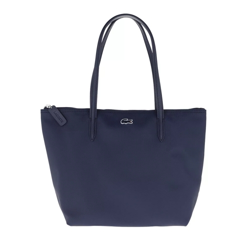 Lacoste Small Concept Tote Bag Blue Depths Rymlig shoppingväska