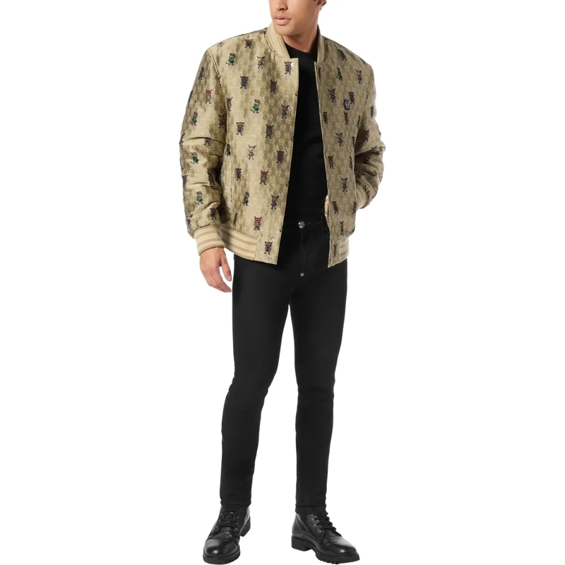 Philipp Plein Daunenjacke Bomber beige(Image 4)