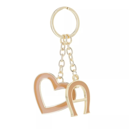 AIGNER Fashion Keychain Heart Cinnamon Schlüsselanhänger