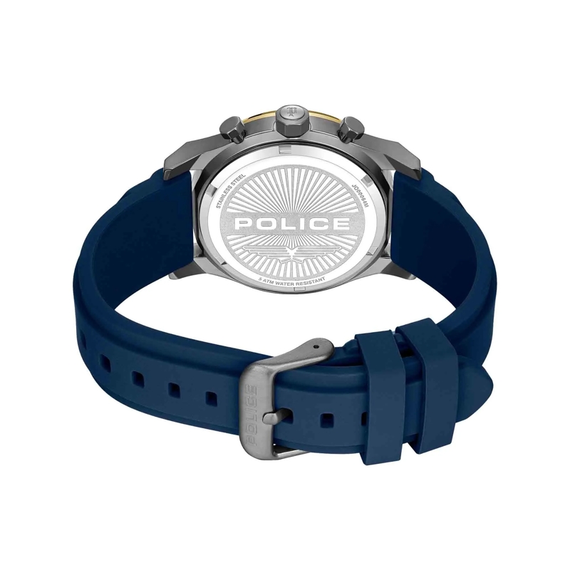 Police Automatikuhr Quarzuhr Knotty blau(Image 4)