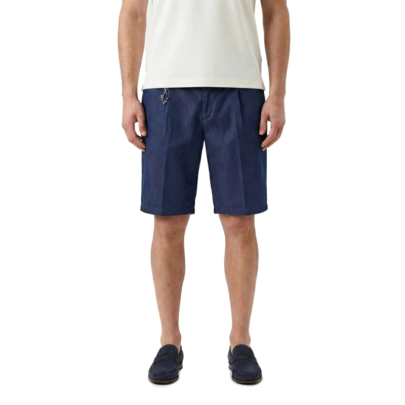 Paul & Shark Bermuda-Shorts Shorts aus Baumwolle blau(Image 2)
