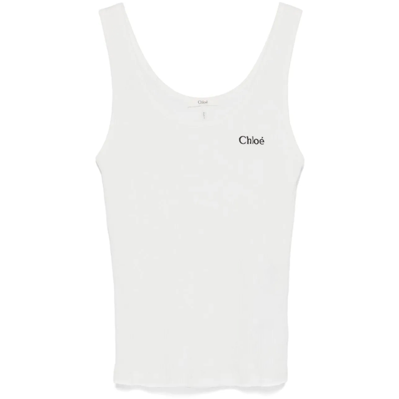 Chloé Top Top White weiß