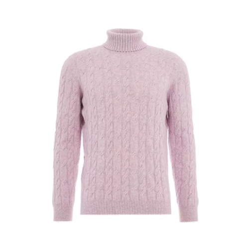 Kangra Pink Cable Knit Sweater Pink 