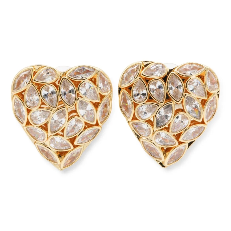 Self Portrait Ohrstecker Gold Crystal Earrings Gold