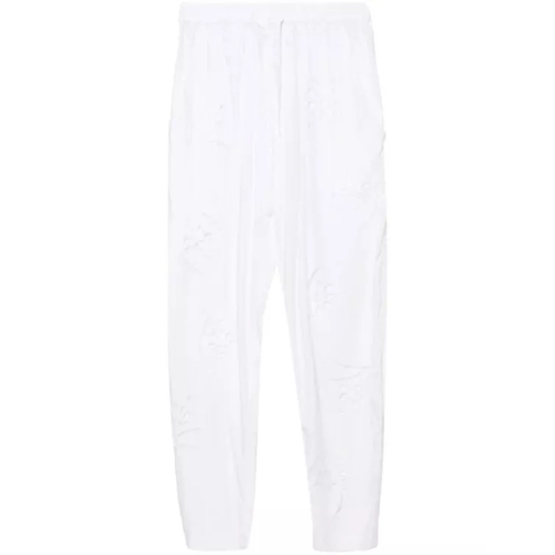 Isabel Marant Hectorina Broderie-Anglais Trousers White 