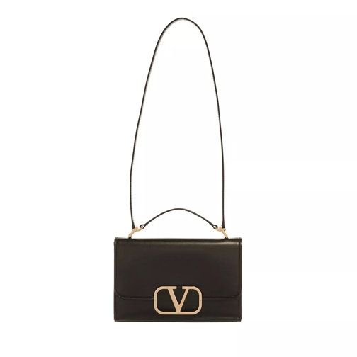 Valentino Garavani V-Logo Shoulder Bag Black Crossbodytas