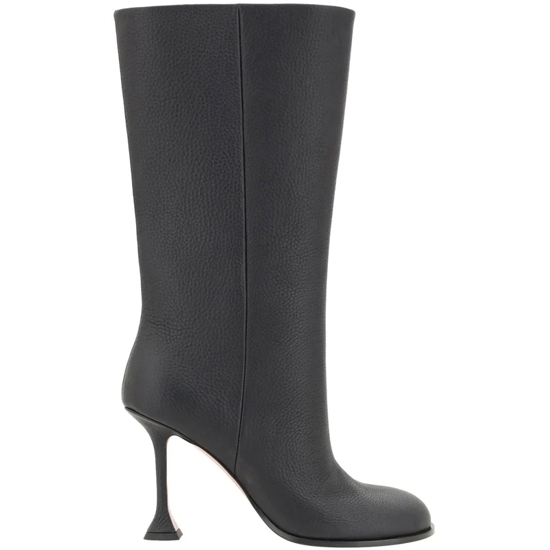 Amina Muaddi T-shirt Amina Muaddi Liya Boots schwarz