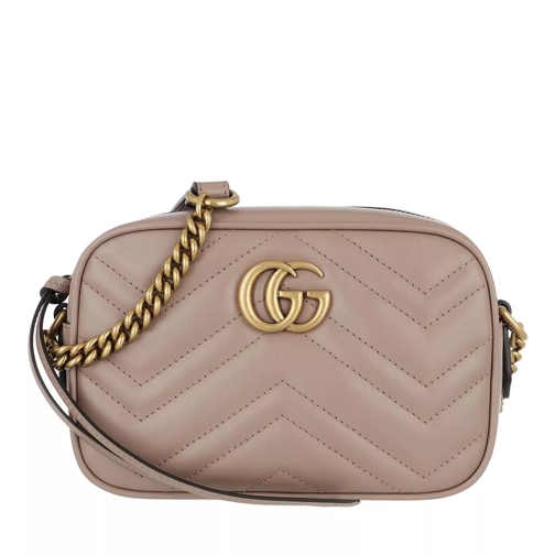 Gucci GG Marmont Matelassé Mini Bag Taupe Kameraväska