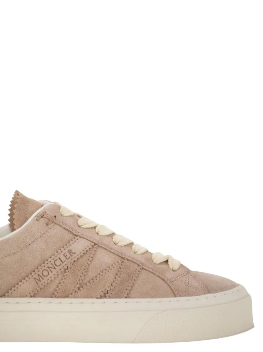Thumbnail - Moncler Low-Top Sneaker - Monaco2 - Suede Sneakers - Gr. 37 (EU) - in Rosa - für Damen